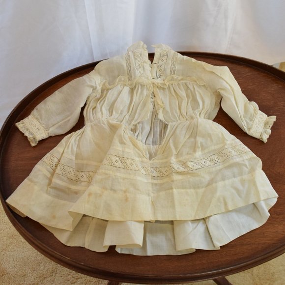 Antique Baby Clothes Dress & Jacket 2 Pc Set Great Granny Core - Picture 13 of 16